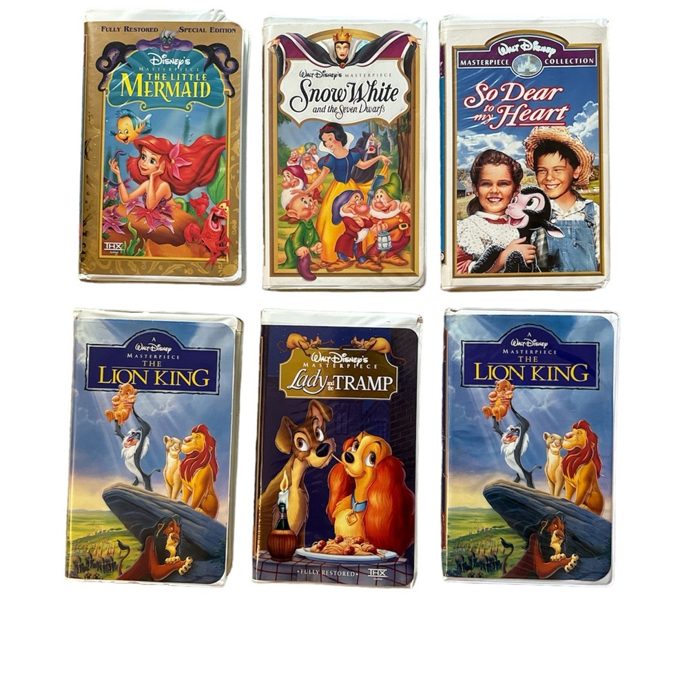 Disney Masterpiece Collection VHS tapes